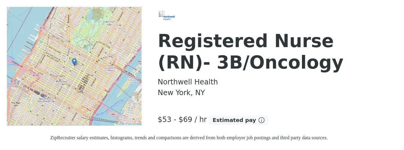 Northwell Health Registered Nurse Oncology Job New York