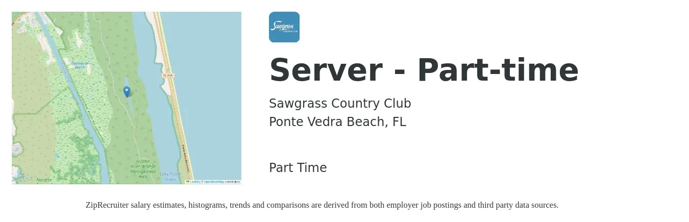 Server Job in Ponte Vedra Beach, FL at Sawgrass Country Club